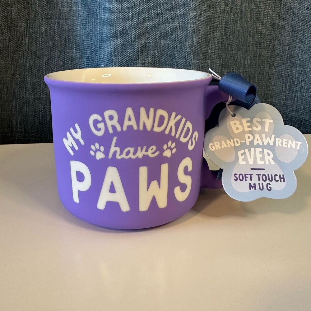 Purple Dog Lover Mug - Bestโ Grand-Pawrent Ever Sunday Morning Ceramic